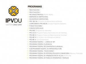 LISTA PROGRAMAS