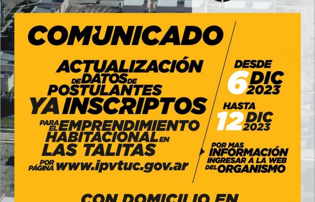 COMUNICADO DICIEMBRE 2023